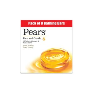 Pears Pure & Gentle Soap Bar (Combo Pack of 8)